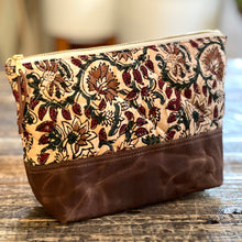 Load image into Gallery viewer, Marari 2 Quilted Indian Cotton Large Pouch