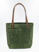 Load image into Gallery viewer, Waxed Canvas Tote - Loden
