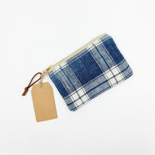 Load image into Gallery viewer, Antique French Kelsch Plaid Coin Pouch