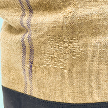 Load image into Gallery viewer, Antique French Hessian Grain Sack Weekender Bag