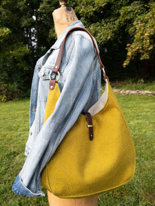 Chartreuse Hobo Bag