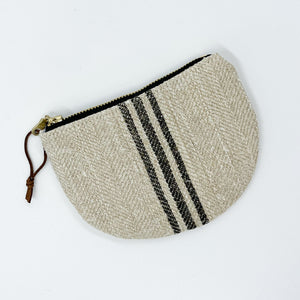 Grain Sack Black Stripe