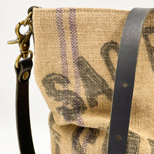 Load image into Gallery viewer, Antique French Hessian Grain Sack Weekender Bag