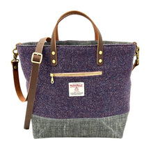 Load image into Gallery viewer, Purple Navy Blend Bucket Bag