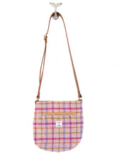 Load image into Gallery viewer, Pink Tartan Crossbody Bag