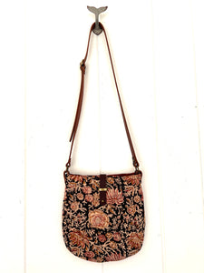 Leela Quilted Indian Cotton Crossbody Bag