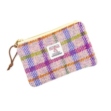 Load image into Gallery viewer, Pink Tartan Coin Pouch