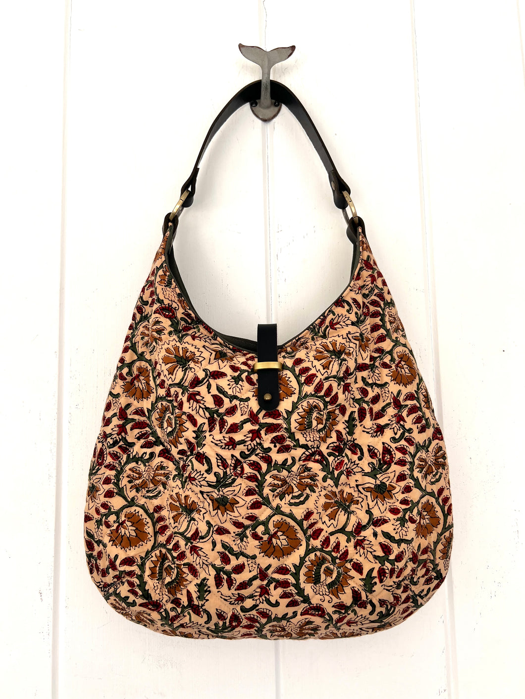 Marari Quilted Indian Cotton Hobo Bag