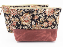 Load image into Gallery viewer, Leela 2 Quilted Indian Cotton Large Pouch
