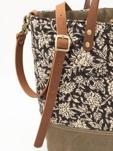 Cara Quilted Indian Cotton Bucket Bag